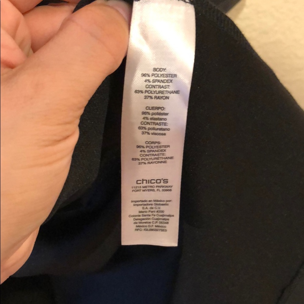 NWT! {Chico’s}-Size 1- Black Ottoman Duster Jacket - Picture 8 of 8